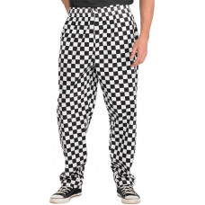 Chef Trousers - Black/White Check