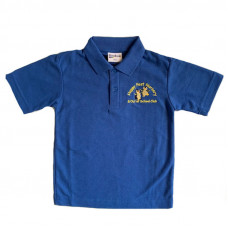 Happy Feet Nursery Polo Shirt - ROYAL