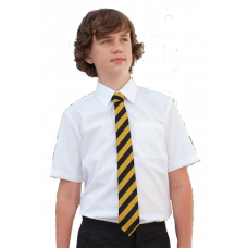 Boys Shirt White Short Sleeve (pack of 2)