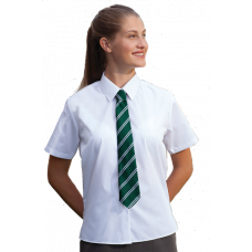 Girls Blouse White Short Sleeve (pack of 2)